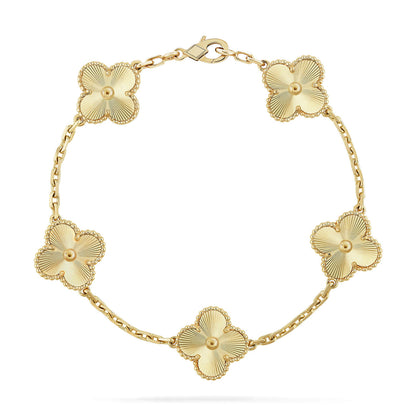 [Luna Brilliance]Clover & Clash Bracelet 3-Piece Stack set