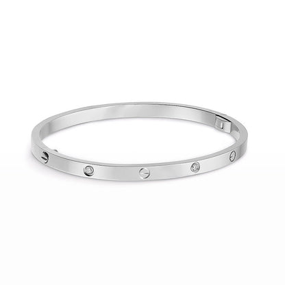 [Luna Brilliance] LOVE BRACELET 3.65MM 6 DIAMONDS