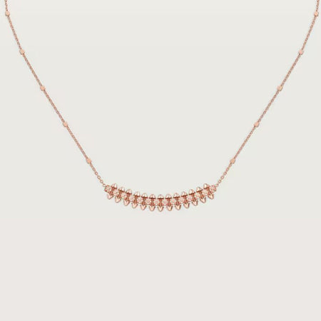 [Luna Brilliance] CLASH  SMALL FULL DIAMOND NECKLACE