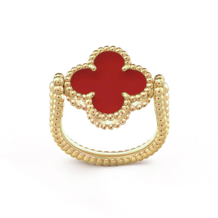 [Luna Brilliance]CLOVER RIVERSIBLE RING GOLD COLLECTION