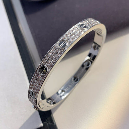 [Luna Brilliance] LOVE BRACELET 6.1MM DIAMOND-PAVED CERAMIC