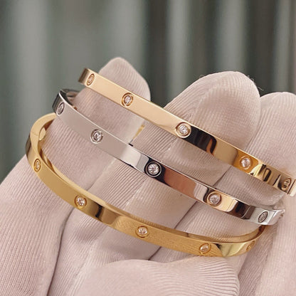 [Luna Brilliance] LOVE BRACELET 3.65MM 10 DIAMONDS