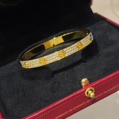 [Luna Brilliance] LOVE BRACELET 6.1MM DIAMOND-PAVED