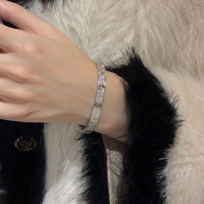 [Luna Brilliance] LOVE BRACELET 6.1MM DIAMOND-PAVED
