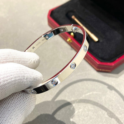 [Luna Brilliance] LOVE BRACELET 6.1MM 10 DIAMONDS