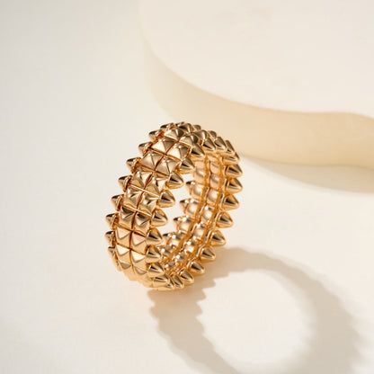 [Luna Brilliance] CLASH 9.2MM DOUBLE ROW RING