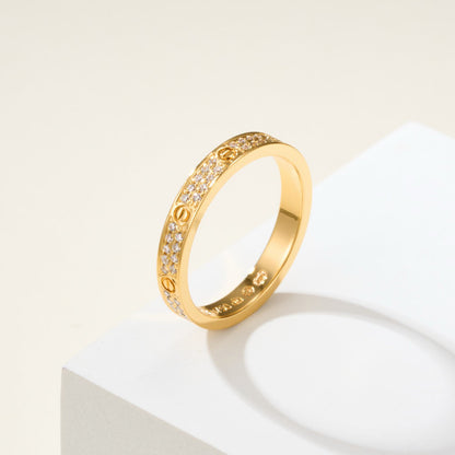 [Luna Brilliance] LOVE RING 2.65MM DIAMOND