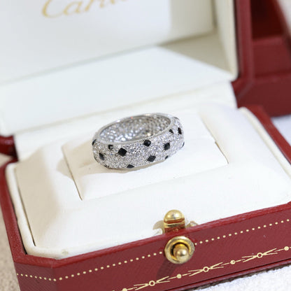 [Luna Brilliance] PANTHERE SPOTTED FULL DIAMOND RING