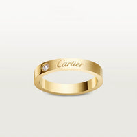 [Luna Brilliance] LOVE RING 4MM 1 DIAMOND