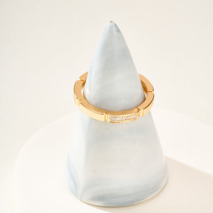 [Luna Brilliance] MAILLON PANTHERE 4 DIAMOND RING