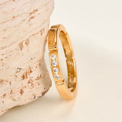 [Luna Brilliance] MAILLON PANTHERE 4 DIAMOND RING
