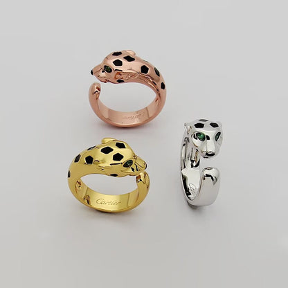 [Luna Brilliance] PANTHERE SPOTTED MEDIUM RING