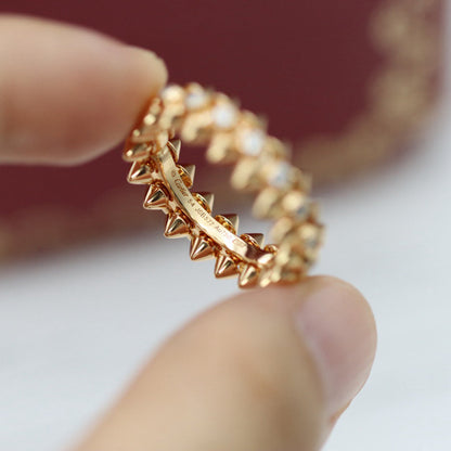 [Luna Brilliance] CLASH 6.8MM DIAMOND MEDIUM RING