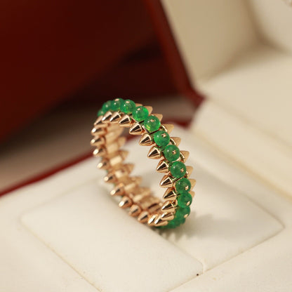 [Luna Brilliance] CLASH 7.9MM AGATE CHALCEDONY RING