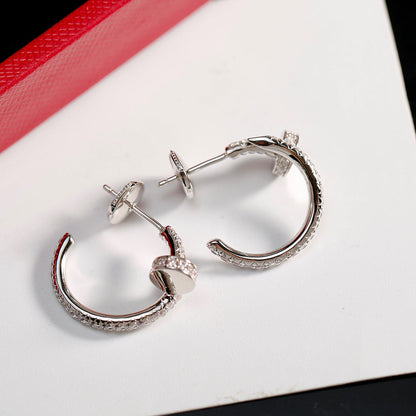 [Luna Brilliance] JUSTE FULL DIAMOND SMALL EARRINGS