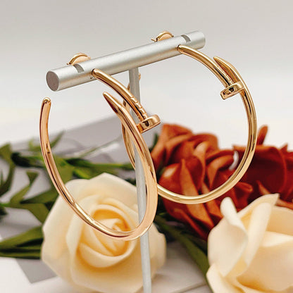 [Luna Brilliance] JUSTE NO DIAMOND LARGE EARRINGS