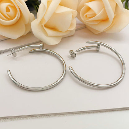 [Luna Brilliance] JUSTE NO DIAMOND LARGE EARRINGS