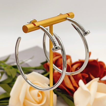 [Luna Brilliance] JUSTE NO DIAMOND LARGE EARRINGS