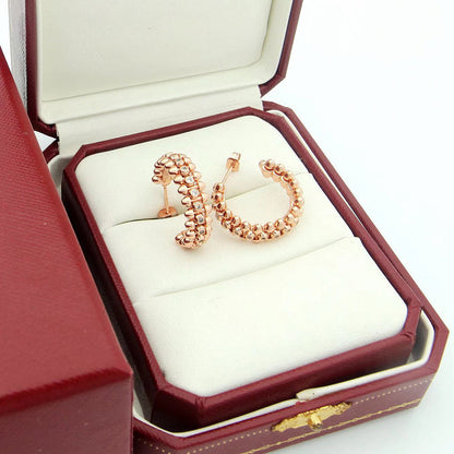 [Luna Brilliance] CLASH FULL DIAMOND MEDIUM EARRINGS