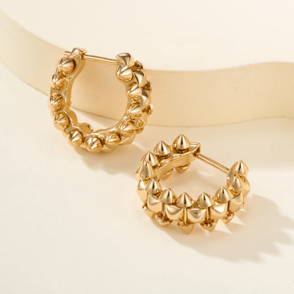 [Luna Brilliance] CLASH MINI HOOP EARRINGS