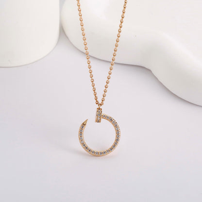 [Luna Brilliance] JUSTE NECKLACE FULL DIAMOND