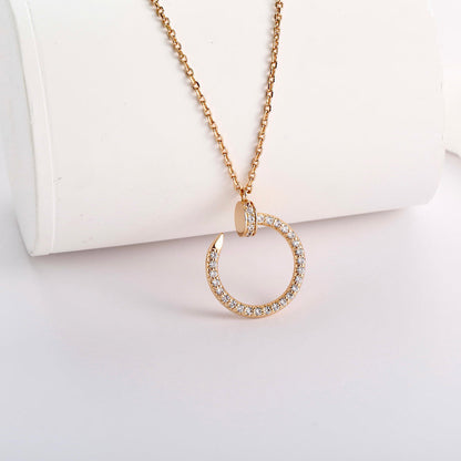 [Luna Brilliance] JUSTE NECKLACE FULL DIAMOND
