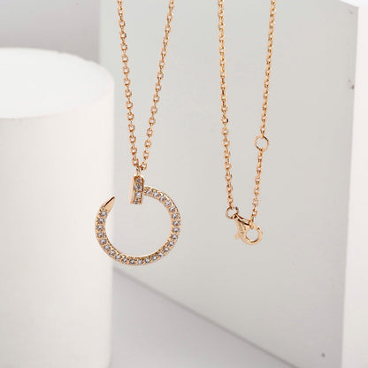 [Luna Brilliance] JUSTE NECKLACE FULL DIAMOND