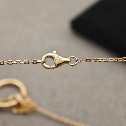[Luna Brilliance] JUSTE NECKLACE HALF DIAMOND