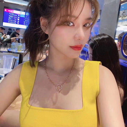 [Luna Brilliance] JUSTE NECKLACE FULL DIAMONDS