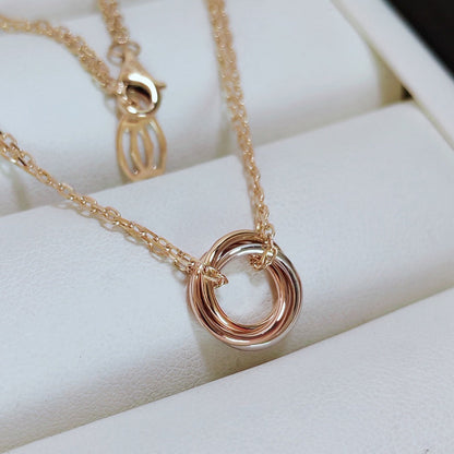 [Luna Brilliance] TRINITY MINI NECKLACE