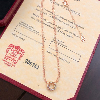 [Luna Brilliance] TRINITY MINI NECKLACE