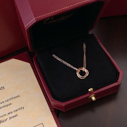 [Luna Brilliance] TRINITY MINI NECKLACE