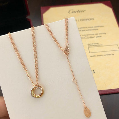[Luna Brilliance] TRINITY MINI NECKLACE