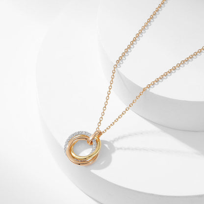 [Luna Brilliance] TRINITY SMALL NECKLACE