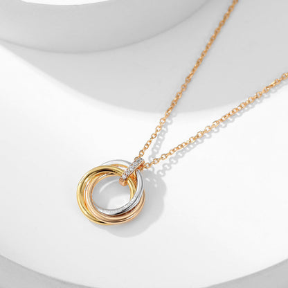 [Luna Brilliance] TRINITY SMALL NECKLACE