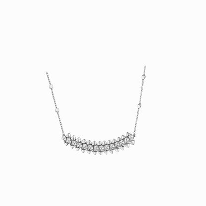 [Luna Brilliance] CLASH  SMALL FULL DIAMOND NECKLACE