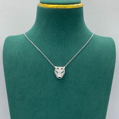[Luna Brilliance] PANTHERE FULL DIAMOND NECKLACE