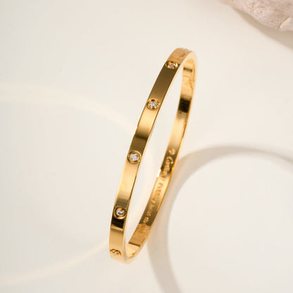 [Luna Brilliance] LOVE BRACELET 3.65MM 10 DIAMONDS