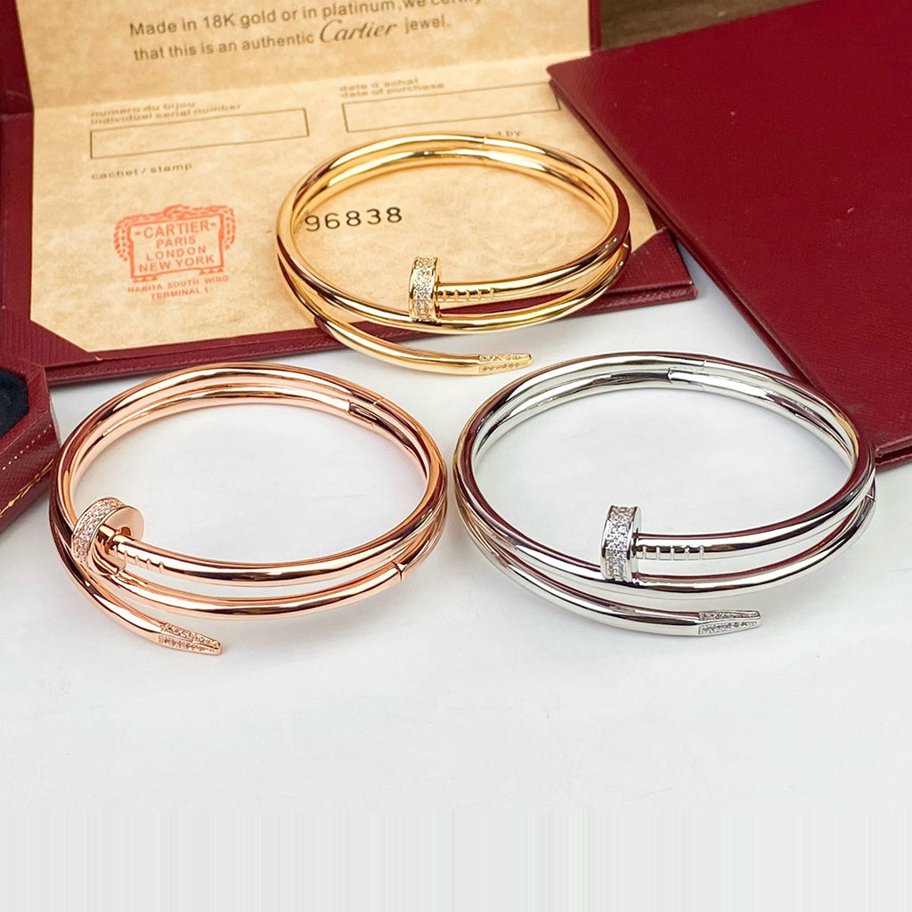 [Luna Brilliance] JUSTE BRACELET 3.5MM DOUBLE ROW DIAMOND