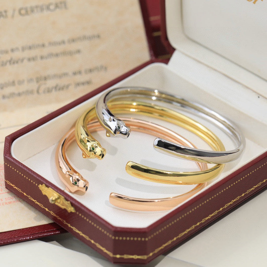 [Luna Brilliance] PANTHERE OPEN BRACELET