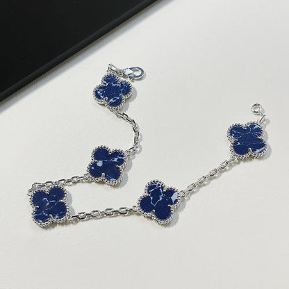 [Luna Brilliance]CLOVER 5 MOTIF PIETERSITE BRACELET COLLECTION