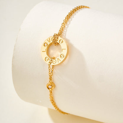 [Luna Brilliance] LOVE BRACELET 2 DIAMOND