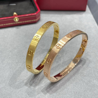 [Luna Brilliance] LOVE BRACELET 6.1MM BRUSHED
