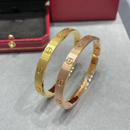 [Luna Brilliance] LOVE BRACELET 6.1MM BRUSHED