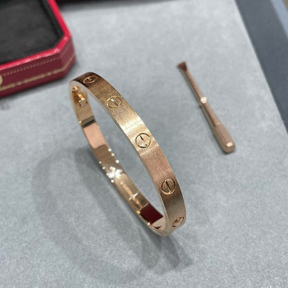 [Luna Brilliance] LOVE BRACELET 6.1MM BRUSHED
