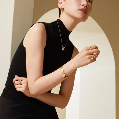 [Luna Brilliance] TRINITY CUSHION NECKLACE COLLECTION