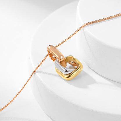 [Luna Brilliance] TRINITY CUSHION NECKLACE COLLECTION