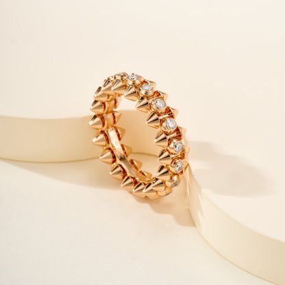[Luna Brilliance] CLASH 6.8MM DIAMOND MEDIUM RING