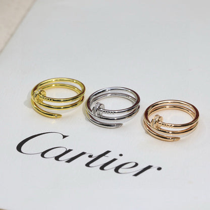 [Luna Brilliance] JUSTE RING 4.8MM HALF DIAMOND