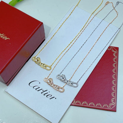 [Luna Brilliance] PANTHERE PAVED DIAMOND NECKLACE